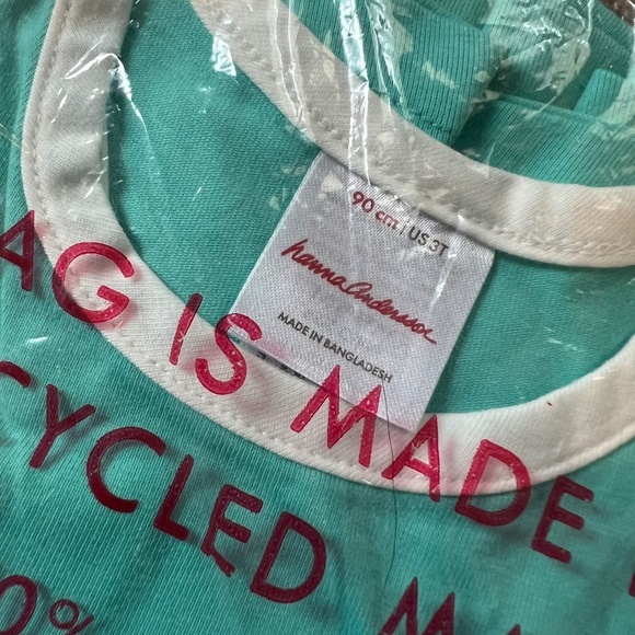 NEW in package Hanna Andersson racerback skater dress with pockets tide pool 3T - Picture 3 of 6